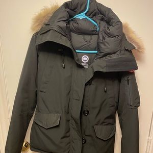 Black Down Montebello Canada Goose Jacket